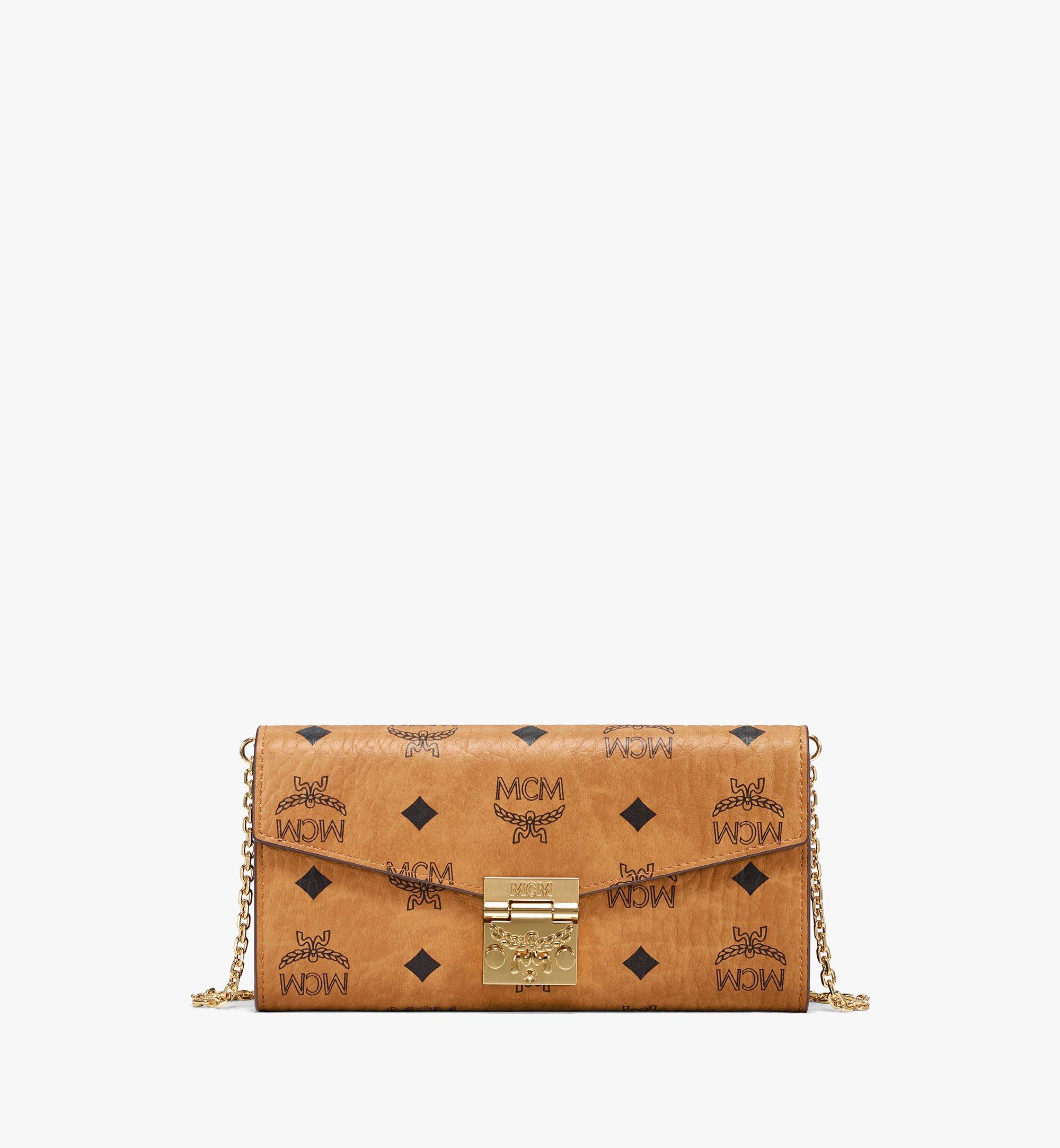 Mcm wallet brown best sale